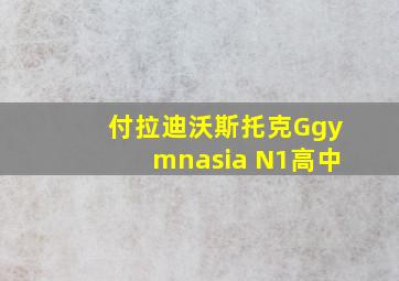 付拉迪沃斯托克Ggymnasia N1高中